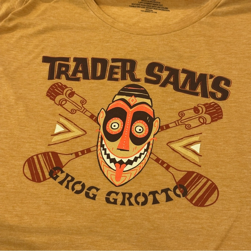 Trader Sam's Grog Grotto Tan Short Sleeve Tee
